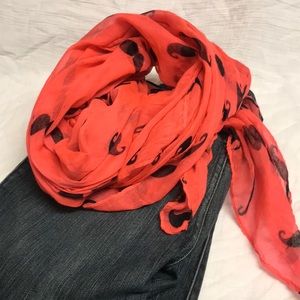 Mustache scarf